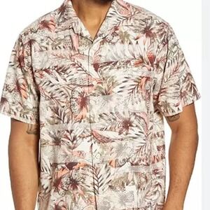 Tommy Bahama IslandZone Camp Shirt Men's Silk Coolmax‎ Blend | Size Large
